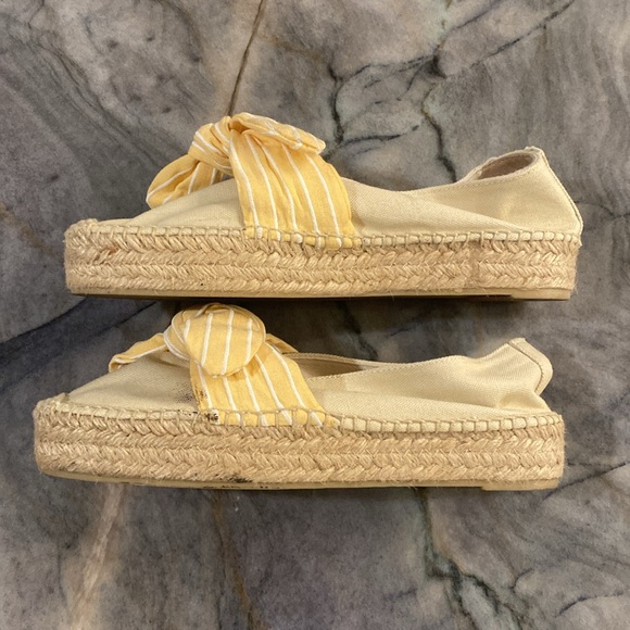 Castañer | Women's Kay Striped Bow Espadrille Flats | Used Once - Picture 6 of 8